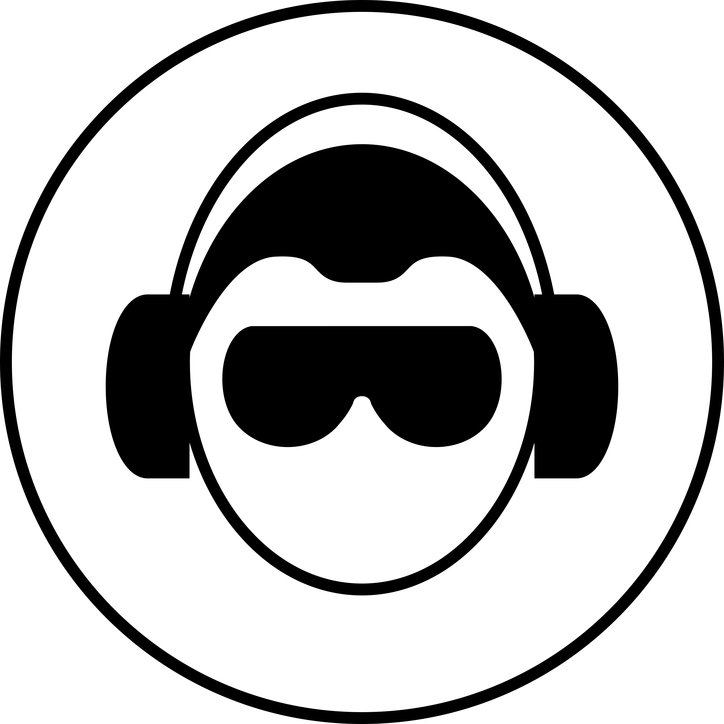 Protected Man Head Outline Svg File Free Vectors